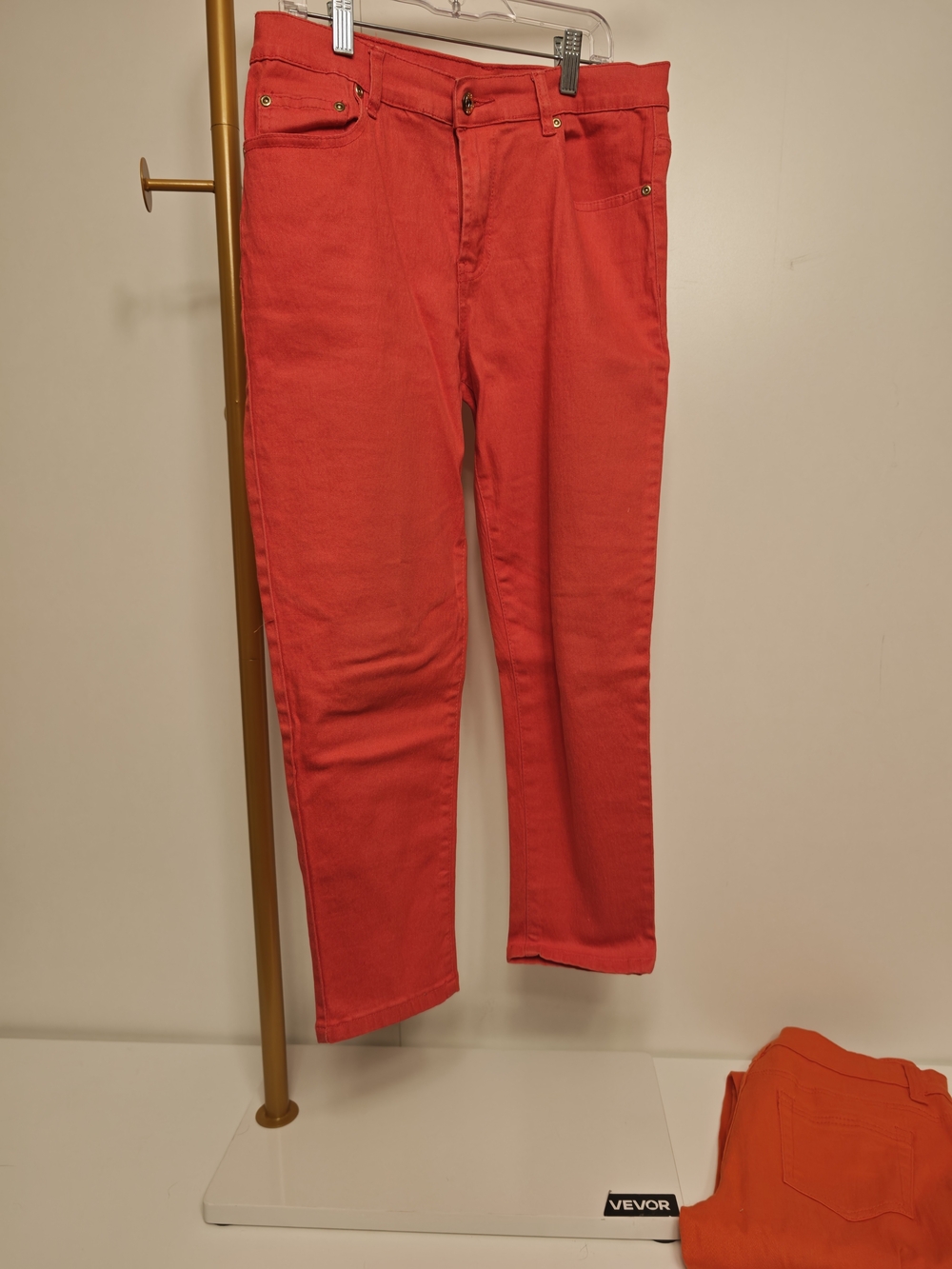 DG2 by Diane Gilman Red Skinny Jeans